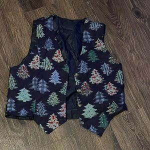 Homemade Christmas tree vest